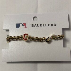 MLB Guardians Charm Bracelet Baublebar NWT